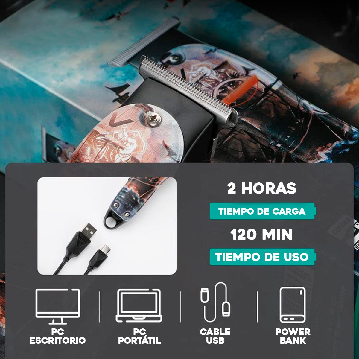 Miniatura 6 de Patillera Maquina Motilar V-953